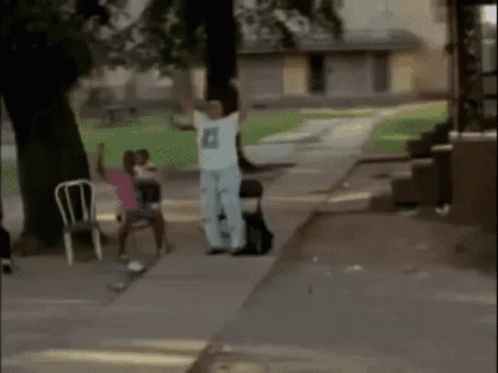 Man In White Shirt With 21 GIF