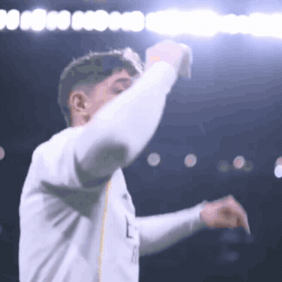 Man In White Shirt With E GIF