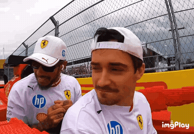 Man In White Shirt With HP GIF