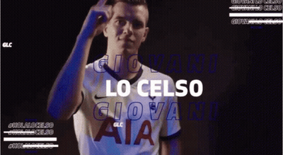 Man In White Shirt With Name Lo Celso GIF