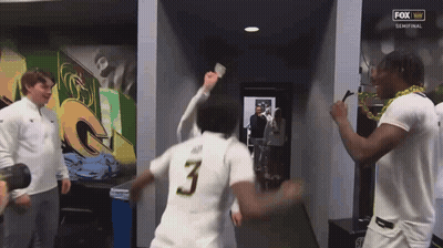 Man In White Shirt With Number 3 GIF