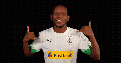 Man In White Shirt With Postbank Logo GIF