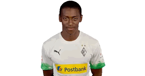 Man In White Shirt With Postbank Logo Sticker