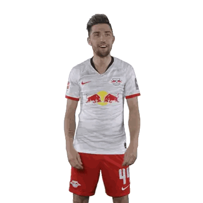Man In White Shirt With Red Bull 41 Sticker