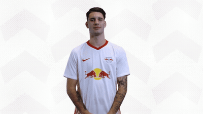 Man In White Shirt With Red Bull GIF