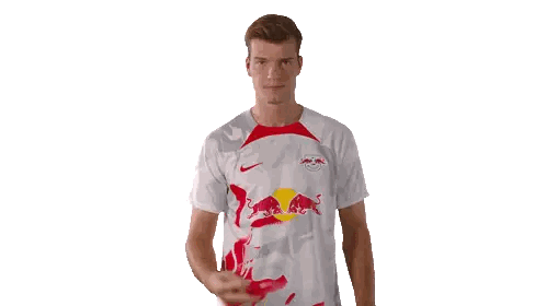 Man In White Shirt With Red Bull Sticker