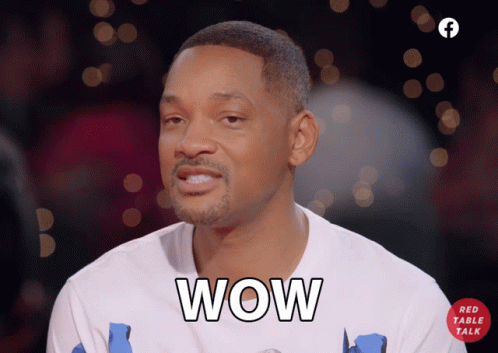 Man In White Shirt With Wow GIF