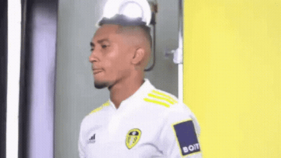 Man In White Shirt With Yellow Stripe GIF