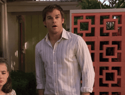 Man In White Striped Shirt GIF