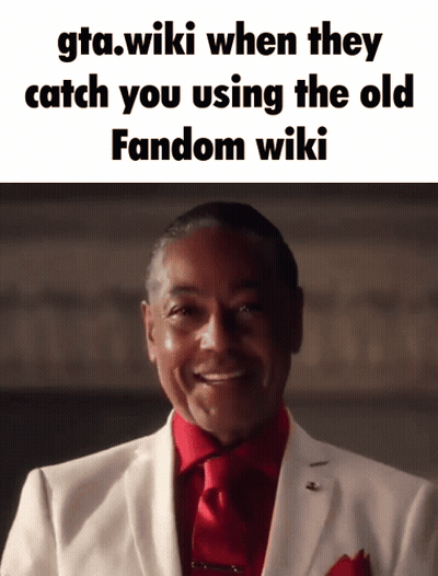 Man In White Suit And Red Tie Smiling GTA Wiki When They GIF