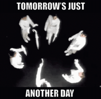 Man In White Suit And Top Hat Says Tomorrow's Just Another Day GIF