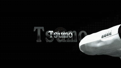 Man In White Suit Covering Face Tsumo Behind Him GIF