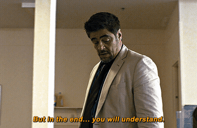 Man In White Suit Says But In The End You Will Understand GIF