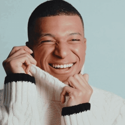 Man In White Sweater Covering Face GIF