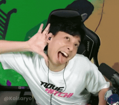 Man In White T-Shirt Saying Move Watch Sticking Out Tongue GIF