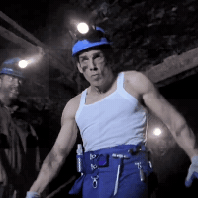 Man In White Tank Top And Blue Pants GIF