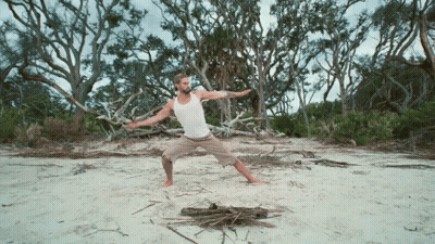 Man In White Tank Top GIF