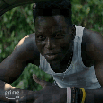 Man In White Tank Top Saying Call Me When You Get Back GIF