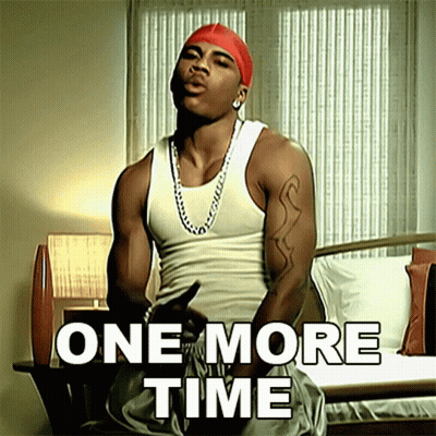 Man In White Tank Top Saying One More Time GIF
