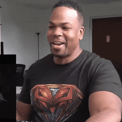 Man In White Tank Top Smiling GIF