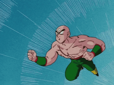 Man In White Tank Top With Third Eye GIF