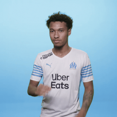 Man In White Uber Eats Jersey GIF
