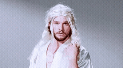Man In White Wig And White Robe GIF