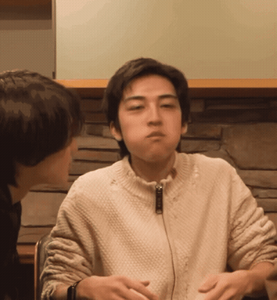 Man In White Zipper Sweater GIF
