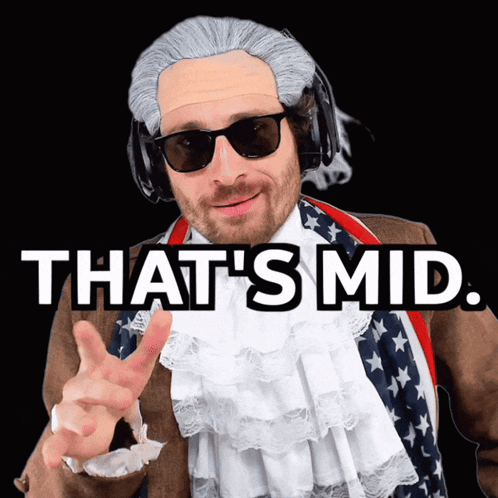 Man In Wig And Sunglasses Giving Peace Sign GIF
