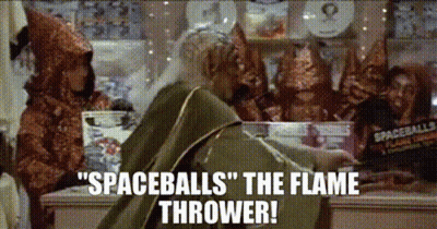 Man In Witch Costume Throwing Spaceball GIF