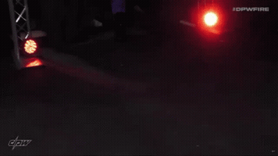 Man In Wrestling Outfit Before #Dpwfire Sign GIF