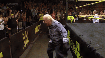 Man In Wrestling Ring Live GIF