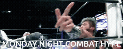 Man In Wrestling Ring Monday Night Combat Hype GIF
