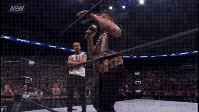 Man In Wrestling Ring Shake It Off You Bland Bitch GIF