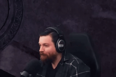 Man In Wrestling Ring Wearing AEW Shirt GIF