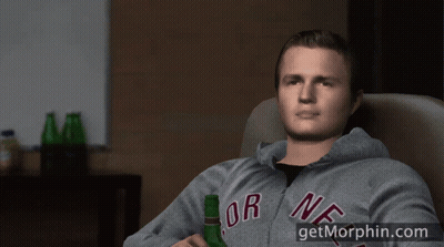Man In Wrestling Ring With Azul Del Sol Sign GIF
