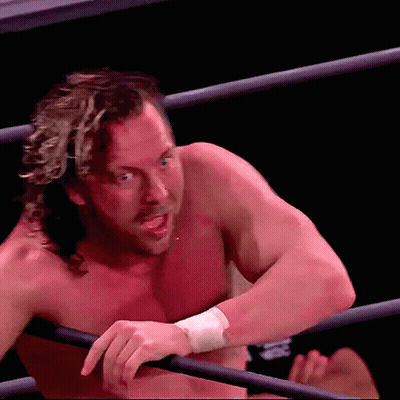 Man In Wrestling Ring With Bandage Saying R GIF