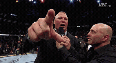 Man In Wrestling Ring With Crowd Lyon France GIF