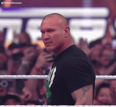 Man In Wrestling Ring With Hashtag Thekamdreesen GIF