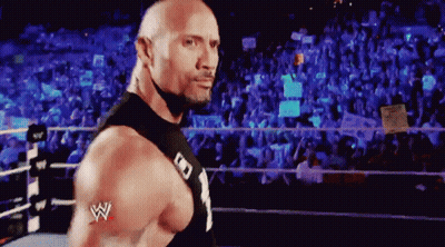 Man In Wrestling Ring With W Logo GIF