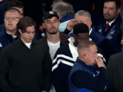 Man In Yankees Hat Walking GIF