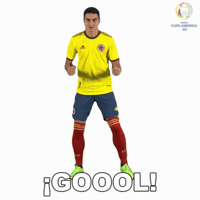 Man In Yellow Adidas Jersey Copa America GIF