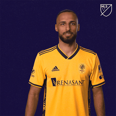 Man In Yellow Adidas Shirt Saluting GIF