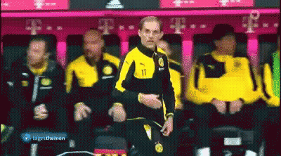 Man In Yellow And Black Jersey Number 11 GIF