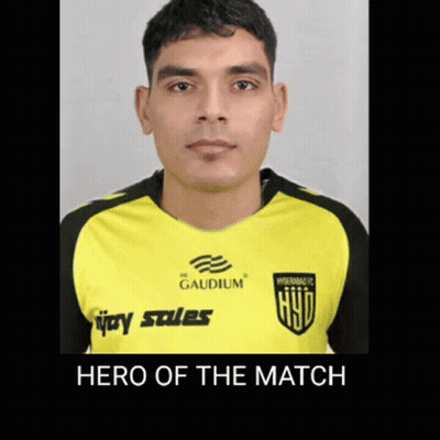 Man in Yellow and Black Shirt Hero of the Match