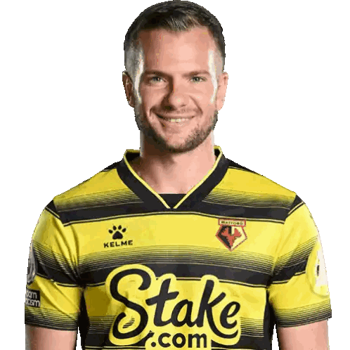Man In Yellow And Black Stake.com Shirt Sticker