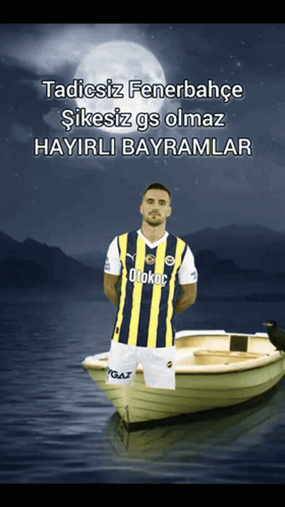 Man In Yellow And Blue Striped Shirt With Otokoc GIF