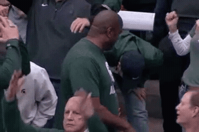 Man In Yellow And Purple Jacket Saying You Know Ball GIF