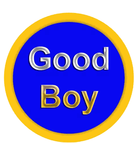 Man In Yellow Circle Sticker