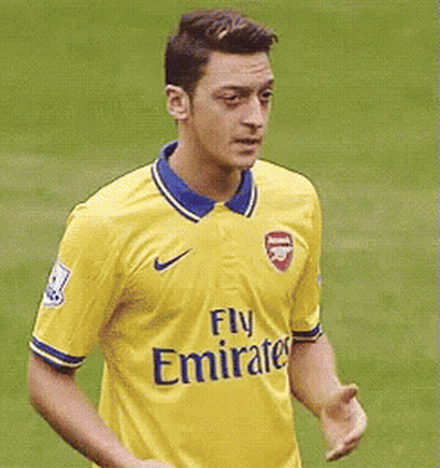 Man In Yellow Fly Emirates Jersey GIF